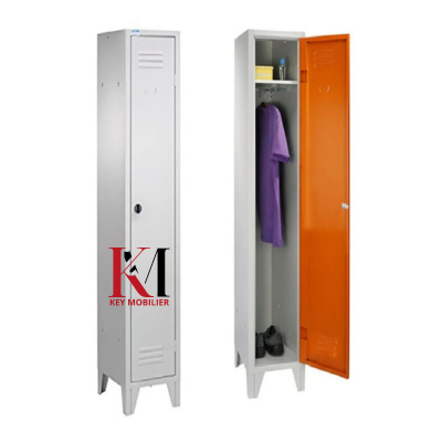 vestiaire métallique 1 portes a fermeture cadenas Réf A0133