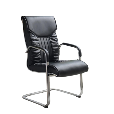 Fauteuil Visiteur Noir ROI  Réf. A0812