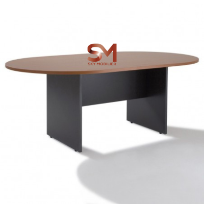 Table de réunion ovale en bois  Réf. A0344