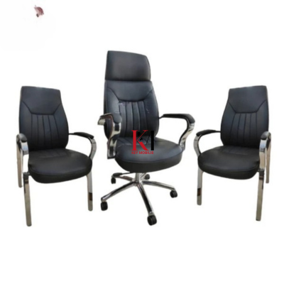 Ensemble Fauteuil VEINE NOIR  Réf A0936
