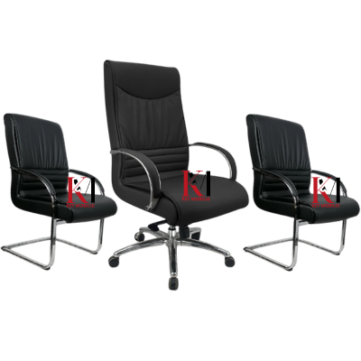 Ensemble Fauteuil MONI Noir Réf A0107