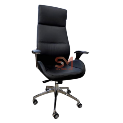 Fauteuil Président Ergonomique Noir Réf A0353