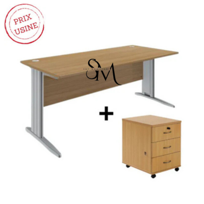 Bureau LAWID semi métallique Réf A0178